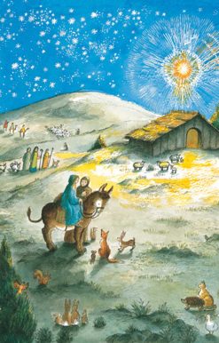 Away in a Manger Advent Calendar