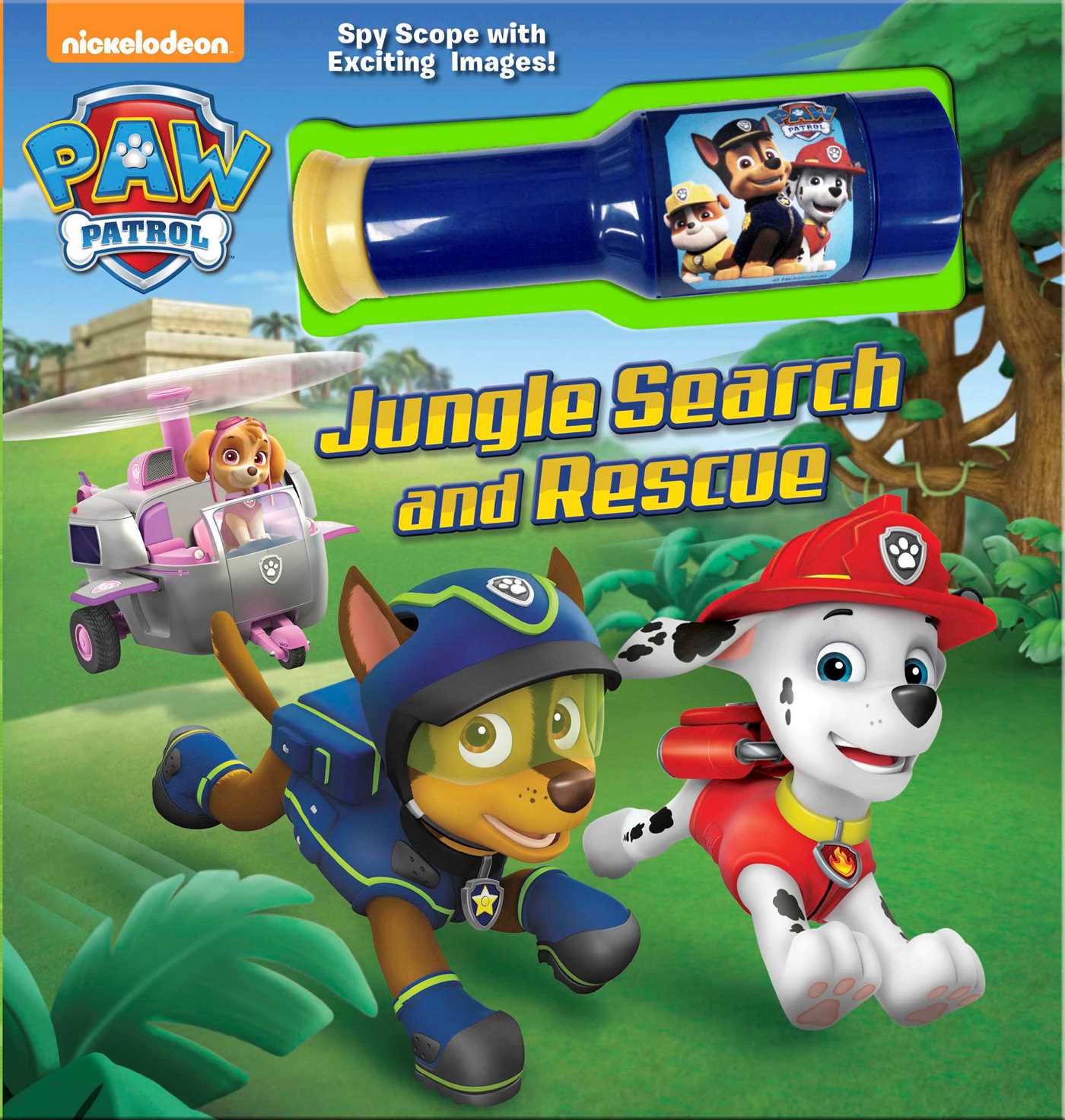 Nickelodeon PAW Patrol: Jungle Search and Rescue Storybook with Spyscope Viewer