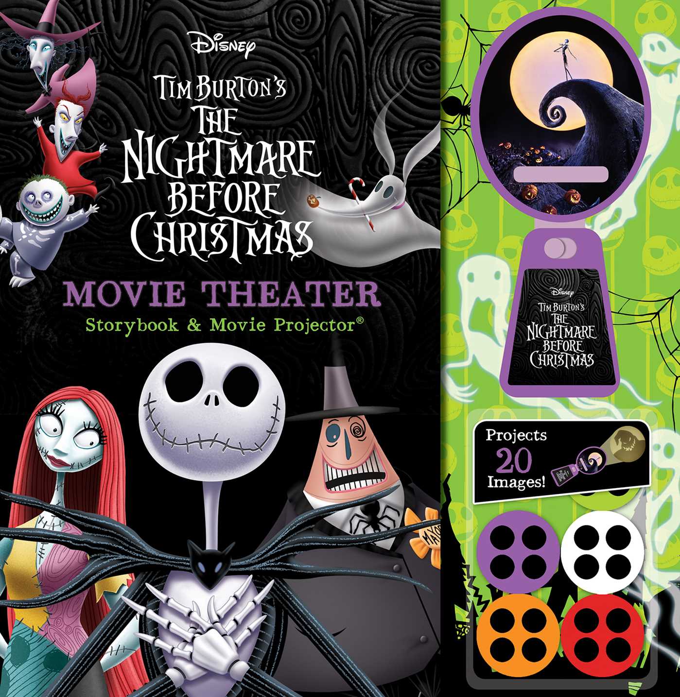 Disney: The Nightmare Before Christmas Movie Theater Storybook and Projector 1 Disney: The Nightmare Before Christmas Movie Theater Storybook and Projector