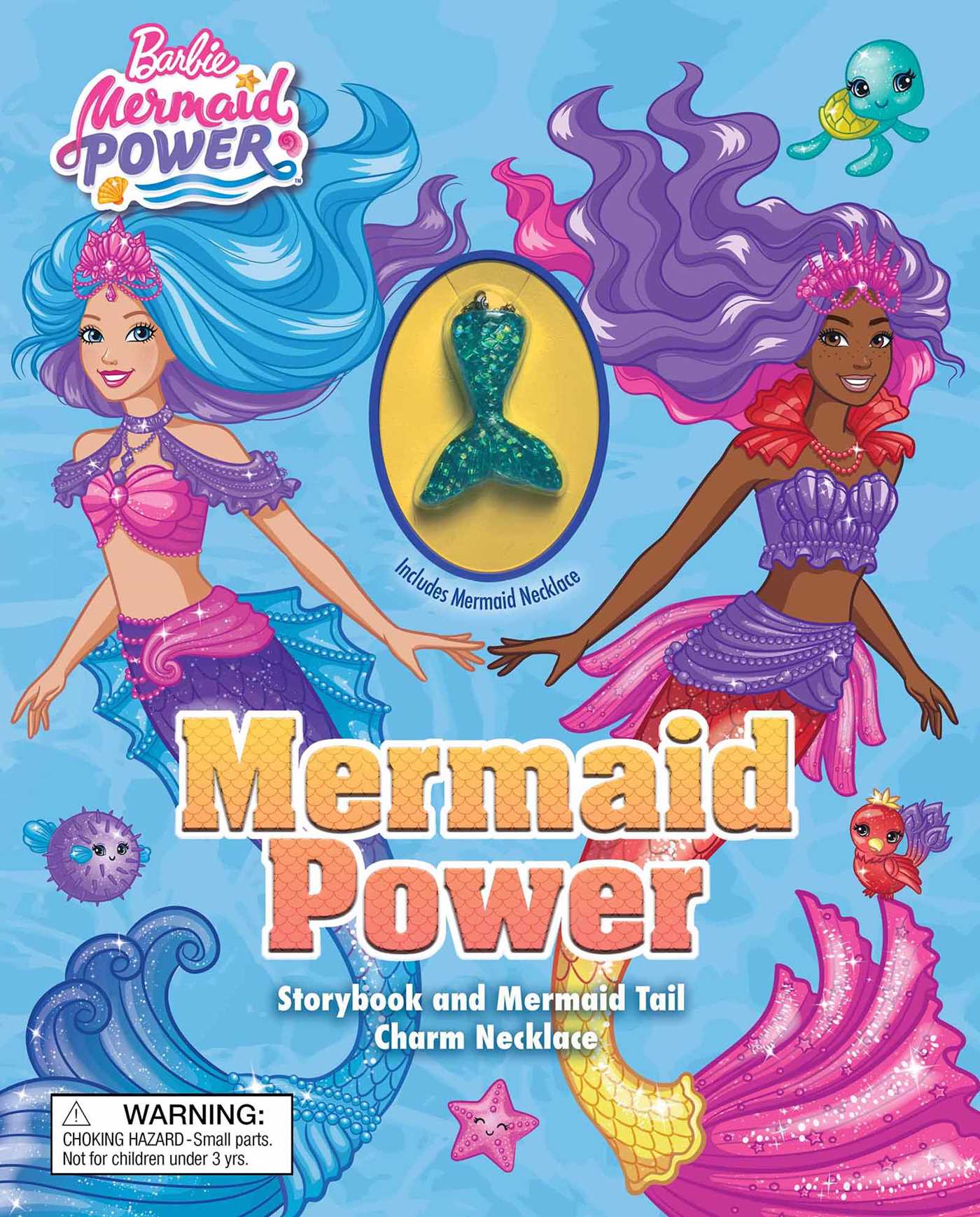 Barbie: Mermaid Power Book with Mermaid Tail Necklace