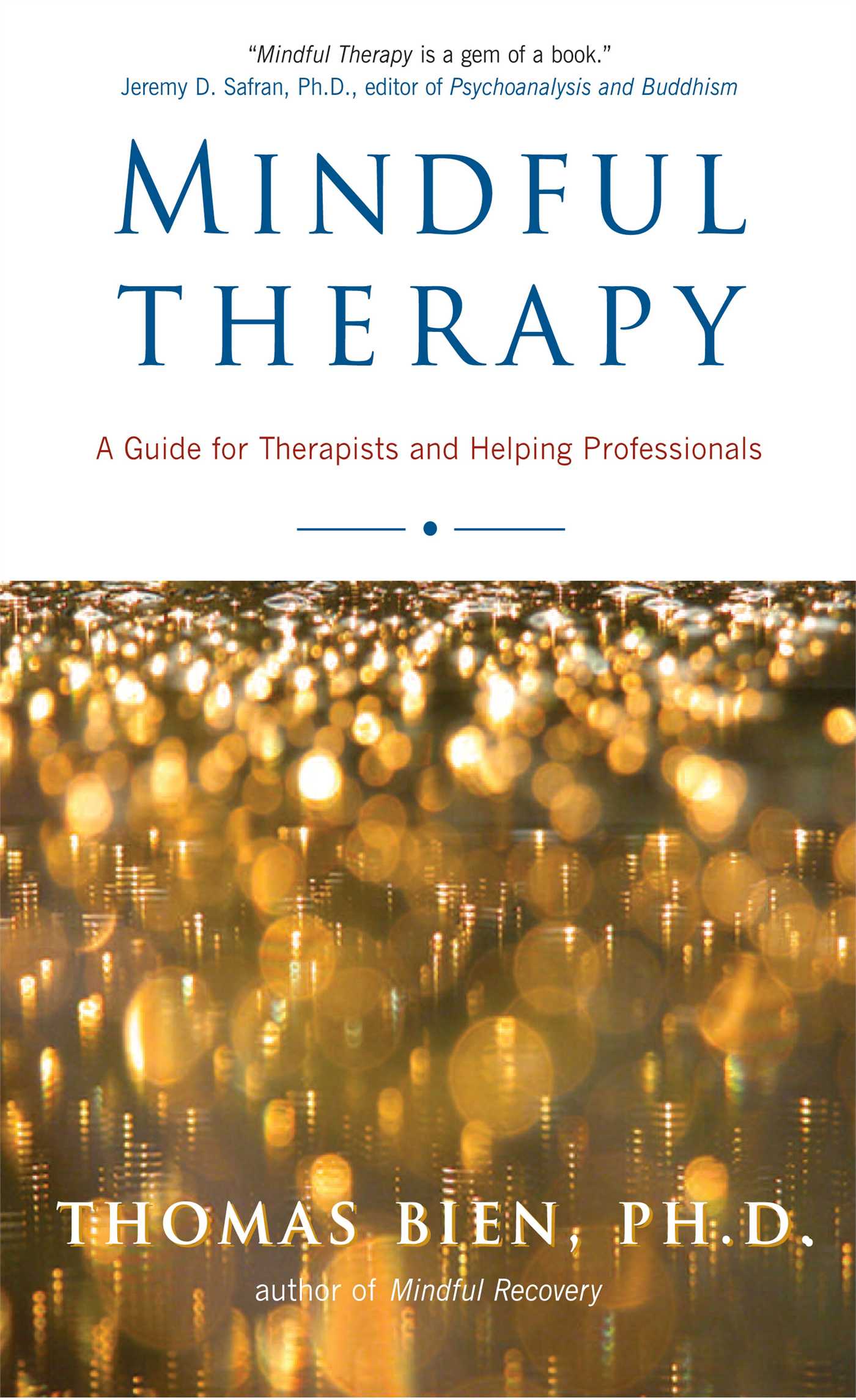 Mindful Therapy A Guide for Therapists and Helping Professionals