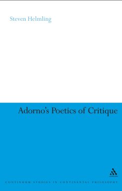 Adorno's Poetics of Critique