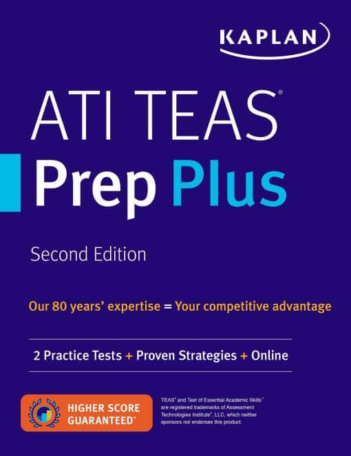 ATI TEAS Prep Plus: 2 Practice Tests + Proven Strategies + Online