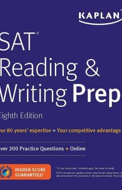 SAT Reading & Writing Prep: Over 300 Practice Questions + Online