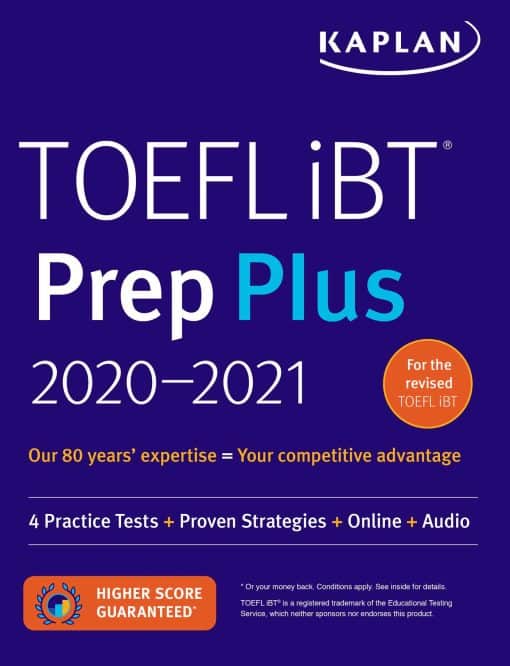 TOEFL iBT Prep Plus 2020-2021: 4 Practice Tests + Proven Strategies + Online + Audio