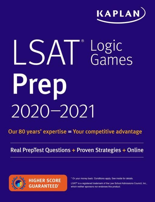 LSAT Logic Games Prep 2020-2021: Real PrepTest Questions + Proven Strategies + Online