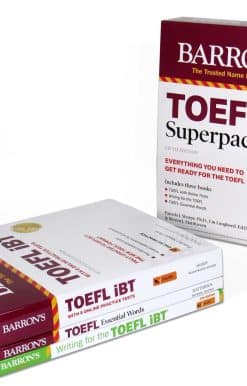 TOEFL Superpack: 3 Books + Practice Tests + Audio Online
