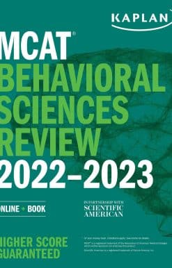 MCAT Behavioral Sciences Review 2022-2023: Online + Book