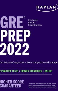 GRE Prep 2022: 2 Practice Tests + Proven Strategies + Online