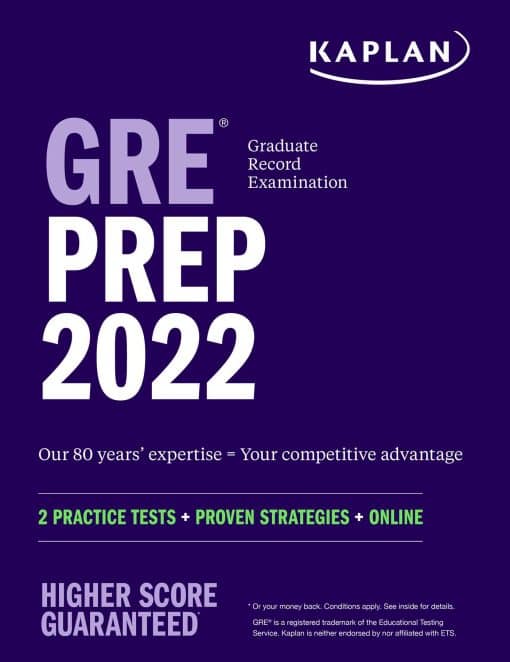 GRE Prep 2022: 2 Practice Tests + Proven Strategies + Online