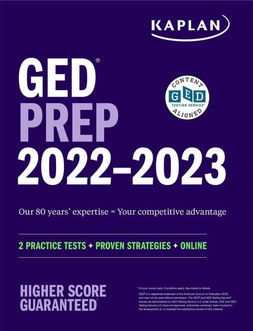 GED Test Prep 2022-2023: 2 Practice Tests + Proven Strategies + Online