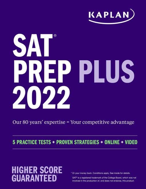 SAT Prep Plus 2022: 5 Practice Tests + Proven Strategies + Online + Video