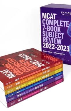MCAT Complete 7-Book Subject Review 2022-2023: Books + Online + 3 Practice Tests