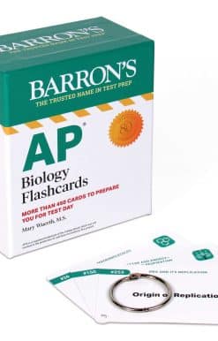 AP Biology Flashcards: Up-to-Date Review and Practice: + Sorting Ring for Custom Study