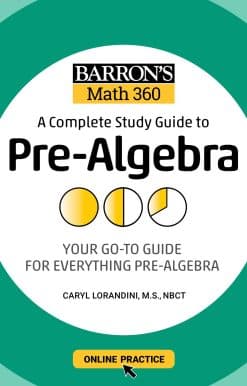 Barron's Math 360: A Complete Study Guide to Pre-Algebra with Online Practice