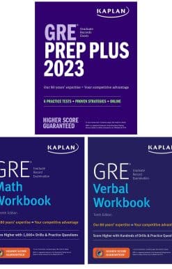 GRE Complete 2023, 3-Book Set Includes 6 Practice Tests, 2500+ Practice Questions + 1 Year Online Access to 1000+ Question Bank and Video Explanations