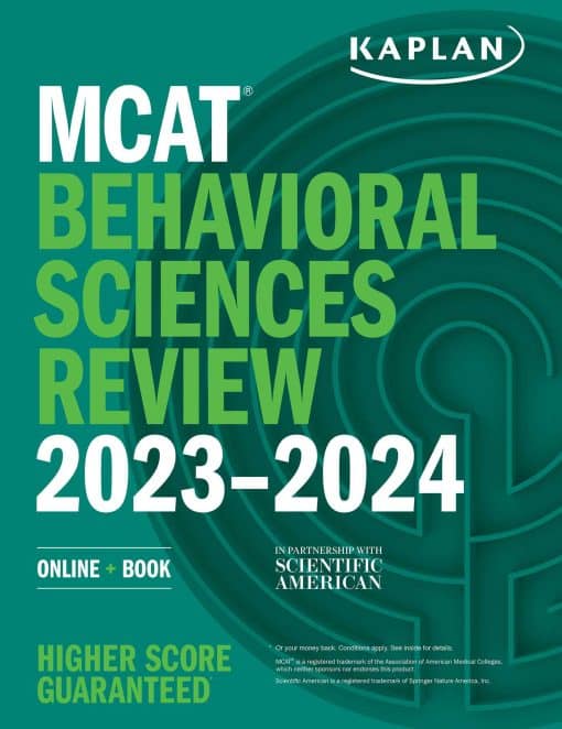 MCAT Behavioral Sciences Review 2023-2024: Online + Book