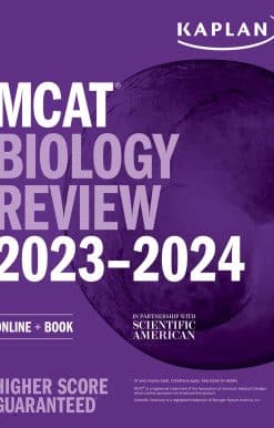 MCAT Biology Review 2023-2024: Online + Book