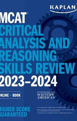 MCAT Critical Analysis and Reasoning Skills Review 2023-2024: Online + Book