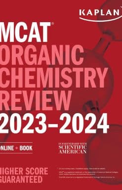 MCAT Organic Chemistry Review 2023-2024: Online + Book