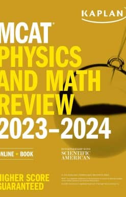 MCAT Physics and Math Review 2023-2024: Online + Book