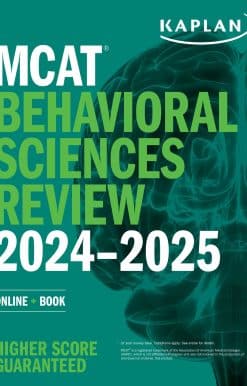 MCAT Behavioral Sciences Review 2024-2025: Online + Book