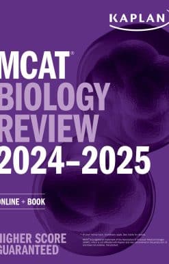 MCAT Biology Review 2024-2025: Online + Book