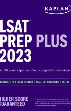 LSAT Prep Plus 2023: Strategies for Every Section + Real LSAT Questions + Online