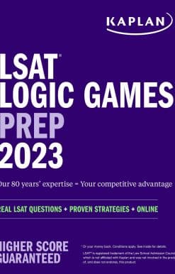 LSAT Logic Games Prep 2023: Real LSAT Questions + Proven Strategies + Online