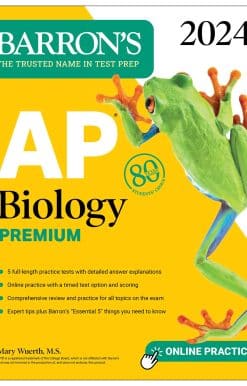 AP Biology Premium, 2024: 5 Practice Tests + Comprehensive Review + Online Practice