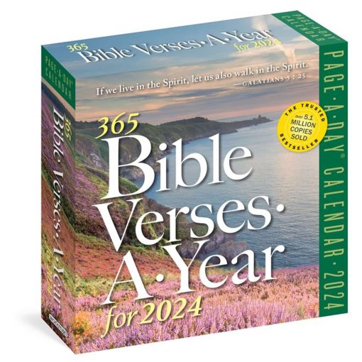 365 Bible Verses-a-Year for 2024 Page-a-Day Calendar: Timeless Words From the Bible to Guide, Comfort, and Inspire 3 365 Bible Verses-a-Year for 2024 Page-a-Day Calendar: Timeless Words From the Bible to Guide, Comfort, and Inspire