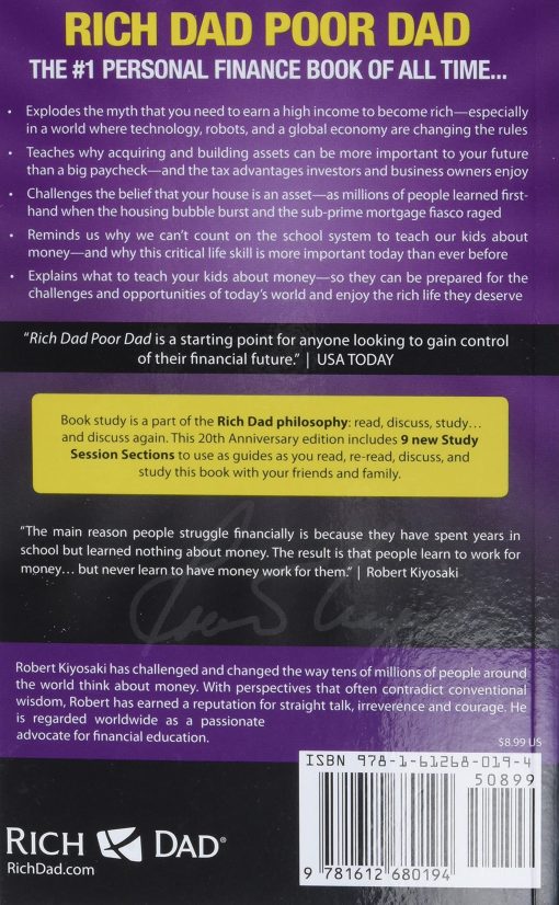 Rich Dad Poor Dad : What the Rich Teach Their Kids About Money That the Poor and Middle Class Do Not! 3 Rich Dad Poor Dad : What the Rich Teach Their Kids About Money That the Poor and Middle Class Do Not!
