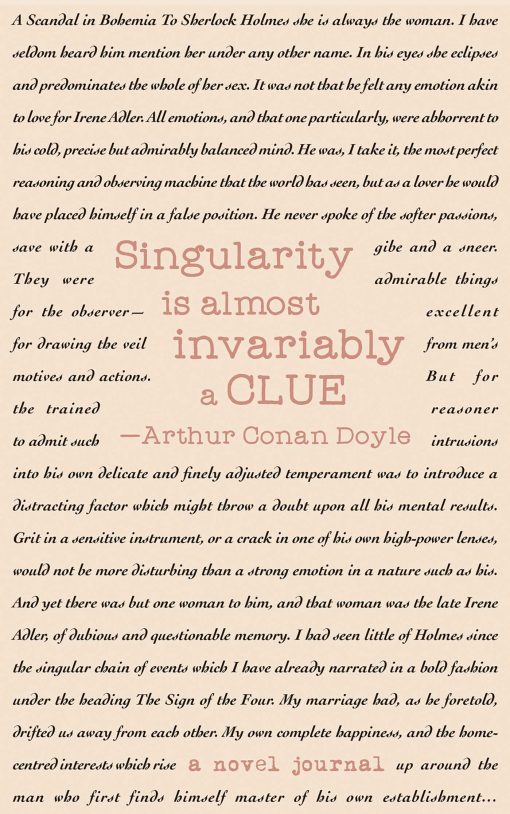 A Novel Journal: The Adventures of Sherlock Holmes (Compact)