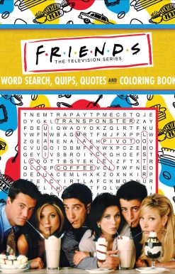 Friends Word Search, Quips, Quotes, and Coloring Book