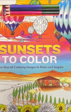 Sunsets to Color: More than 60 Calming Images to Relax and Inspire