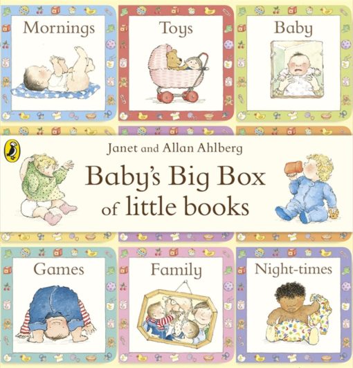 BABY'S BIG BOX OF LITTLE BOOKS SET OF 9 CHUNKY BOARD BOOKS