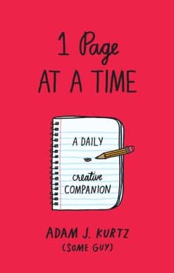 1 Page at a Time (Red): A Daily Creative Companion