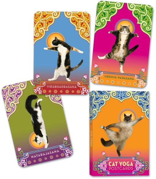 Cat Yoga Postcards: