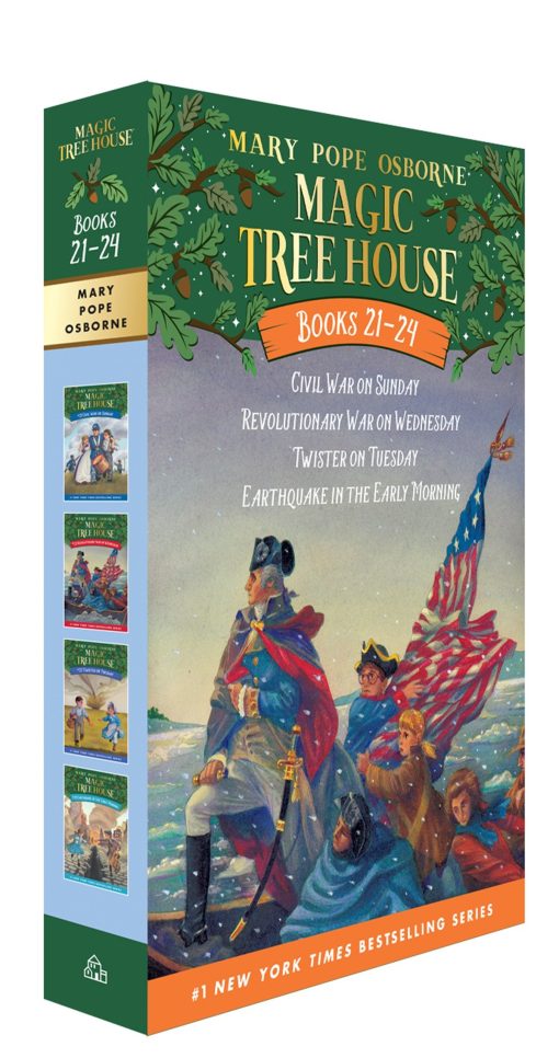 Magic Tree House Books 21-24 Boxed Set: American History Quartet