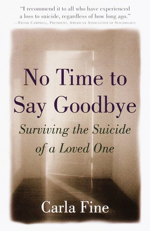 Surviving The Suicide Of A Loved One: No Time to Say Goodbye