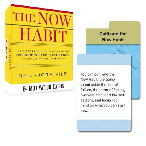 The Now Habit: 64 Motivation Cards: The Fiore Productivity Program for Overcoming Procrastination and Enjoying Guilt-Free Play