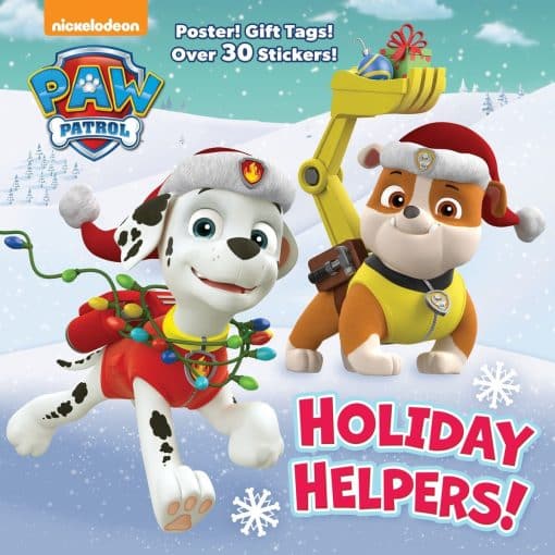 A Holiday Book for Kids and Toddlers with Over 30 Stickers: Holiday Helpers! (PAW Patrol)