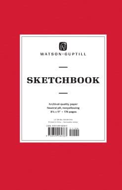 Large Sketchbook (Ruby Red)