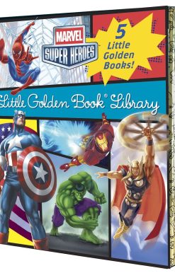 Marvel Super Heroes Little Golden Book Library: 5-Book Boxed Set: Spider-Man, Hulk, Iron Man, Captain America, The Avengers