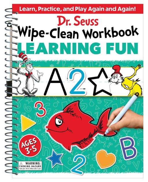 Activity Workbook for Ages 3-5: Dr. Seuss Wipe-Clean Workbook: Learning Fun