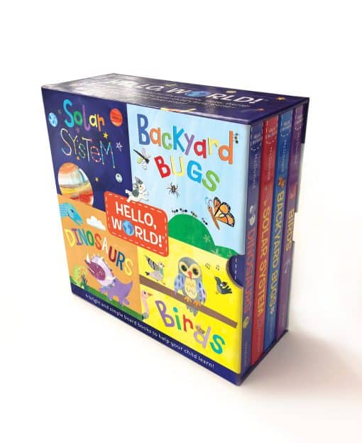 Hello, World! Boxed Set: Solar System; Dinosaurs; Backyard Birds; Bugs