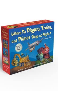Where Do Diggers, Trains, and Planes Sleep at Night? Board Book Boxed Set