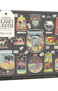 Ecosystems of the World 500-Piece Jigsaw Puzzle and Poster : Jigsaw Puzzles for Adults and Jigsaw Puzzles for Kids: The Wondrous Workings of Planet Earth Puzzle
