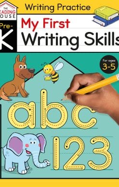 My First Writing Skills (Pre-K Writing Workbook): Preschool Writing Activities, Ages 3-5, Pen Control, Letters and Numbers Tracing, Drawing Shapes, and More