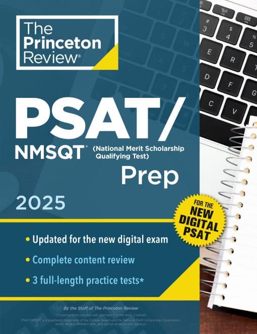 3 Practice Tests + Review + Online Tools for the Digital PSAT: Princeton Review PSAT/NMSQT Prep, 2025